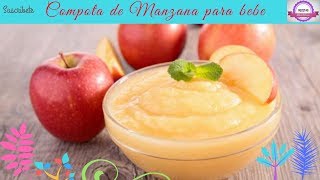 Compota de Manzana para Bebes  Recetas Infantiles [upl. by Nayar]