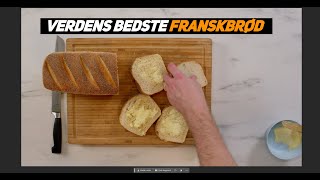 Franskbrød  GastroFun opskrifter [upl. by Adnav633]