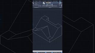 Create Isometric Drawings in AutoCAD 🖥️  Quick Tutorials shorts trending drawing [upl. by Woodsum]