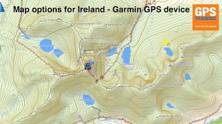 Garmin GPS map options for Ireland [upl. by Reseda]