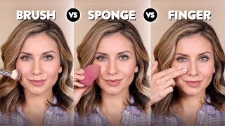 Which is the BEST foundation application method for a flawless poreless skinlike finish [upl. by Artemed847]