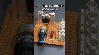 4000 Watt AC Dimmer Circuit [upl. by Leksehc]