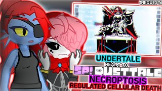 Undertale React To SPDusttale Necroptosis  Regulated Cellular Death  GachaLife2  Request [upl. by Sauer179]