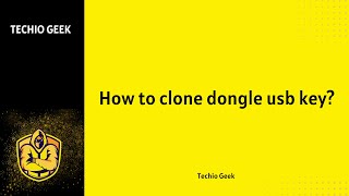 How to clone dongle usb key [upl. by Golliner580]