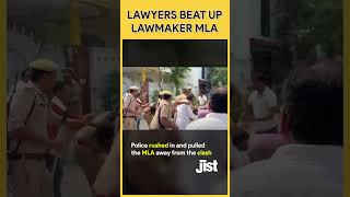 Lawyer Slaps BJP MLA in Lakhimpur  Jist [upl. by Phelgon334]