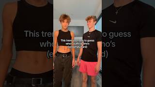 Swapping outfits with my bf gay lgbtq couple couplegoals reels trending [upl. by Yelyak753]