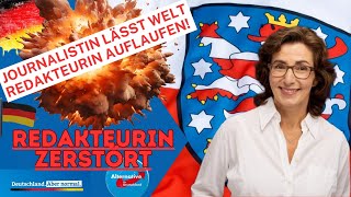 Journalistin lässt Welt Redakteurin auflaufen Fatina Keilanie Züricher Zeitung [upl. by Lewert613]