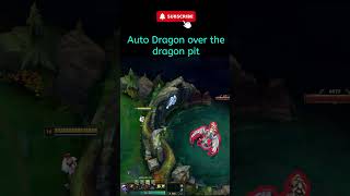 League of legends Auto Dragon over the dragon pit leagueoflegendstips caitlyn aphelios tristana [upl. by Ethbinium]