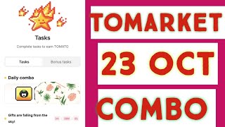 🍅Tomarket Airdrop Combo 23 October  Tomarket Daily Combo Today  Tomarket SnapShot 23 October 💸🎉🎉🎉🎉 [upl. by Limay789]