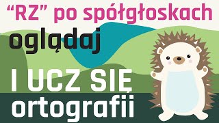 ORTOGRAFIA NA WESOŁO  Pisownia quotRZquot po spółgłoskach p b d k g t j w ch  NAUKA PRZEZ ZABAWĘ [upl. by Federico]