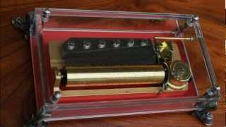 Reuge Dauphin 72 note music box リュージュ７２弁３曲 Hungarian Rhapsody 3 parts [upl. by Leahcimnoj]