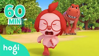 Please Dont Chase 🦖 Hogi and Dinos Colorful Race｜Colors for Kids｜Hogi Nursery Rhymes｜Hogi Colors [upl. by Oirom]