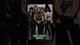 Guns N Roses  Dont Cry Lyrics  Iconic Rock Ballad [upl. by Levona604]