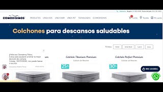 🛏️¡Descanso de otro nivel Compramos COLCHONES de COMODISIMOS facil y rapido por la Pagina Web [upl. by Crysta253]