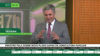 Ministro Paulo Teixeira fala sobre novo Plano Safra 20232024 da Agricultura Familiar [upl. by Anialeh]