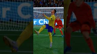 RONALDO CRAZY GOAL vs HAALAND shorts [upl. by Enilemme389]