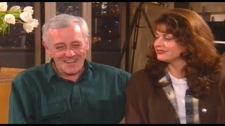 Rewind quotFrasierquot stars John Mahoney amp Jane Leeves  1995 onset interview [upl. by Pickford]