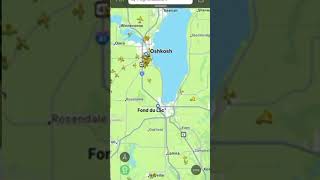 FlightRadar24  Live Air Traffic Control App airventure eaa oshkosh newlivingnow [upl. by Biernat]