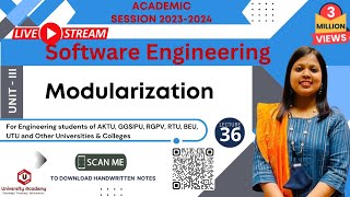 SE36 Modularization in Software Engineering  Modularization Advantages and Disadvantages [upl. by Arreip]