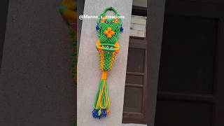 Macrame flower holder kitchen spoon holder mobile holder DM for order macrameplanthanger [upl. by Nada]