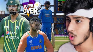 ULTIMATE BOWLING  IND VS PAK SUPER OVER  CRICKET 24 GAMEPLAY [upl. by Melessa]