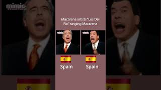 Macarena Original Artists sing the Popular Song macarena shorts music musica spanishsongs [upl. by Nerret]