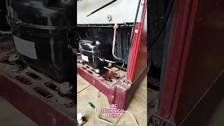 Fridge compressor fitting refrigeratorrepair fridgerepair shorts ytshorts youtube [upl. by Wilow844]