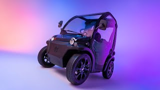 Estrima Birò Electric Quadricycle 2023 Exterior Interior [upl. by Marder]