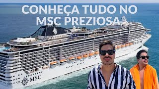 Tudo por dentro do CRUZEIRO MSC PREZIOSA 2023  Rafael Lifestyle [upl. by Idola]