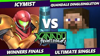 Xanadu Homecoming Winners Finals  IcyMist Samus Vs Quandale Dinglelingleton Steve SSBU [upl. by Robma516]