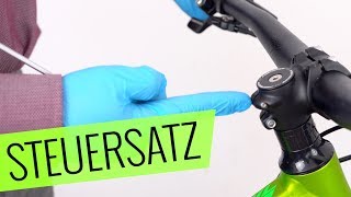 STEUERSATZ einstellen  einfach amp schnell  Fahrradorg [upl. by Indys]