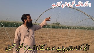 Tunnel farming latest video walkin tunnel budget structure guide IR FARM [upl. by Stiruc469]