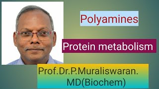 Polyaminesprotein metabolism Muralis Simplified Biochemistry [upl. by Dalis]