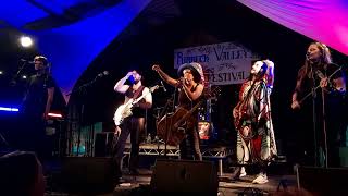 The great Malarkey silly hat moment Purbeck valley folk festival [upl. by Zorine]