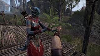 ESO Murkmire Female Argonian bard song 2 Jel language [upl. by Sakul724]