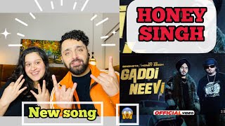 Gaddi Neevi Official Video  SINGHSTA amp YO YO HONEY SINGH REACTION  Latest Punjabi Song 2021 [upl. by Hulda]