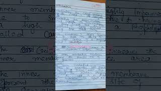 Mitochondria structure msc net jrf notes shorts vedio [upl. by Yedrahs]