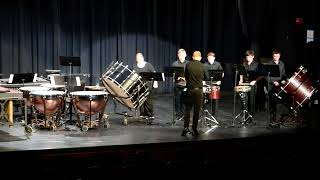 quotBakken Overturequot by Brian Nozny  Cartersville High School Percussion Ensemble [upl. by Asteria]