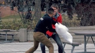 PILLOW FIGHT PRANK [upl. by Newfeld]