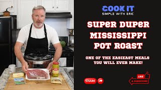 How to Make Mississippi Pot Roast  Simple amp Delicious [upl. by Anielram]