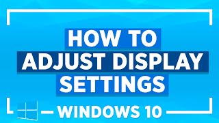 Windows 10 Tips and Tricks How to Adjust Display Settings in Windows 10 [upl. by Eked]