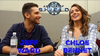 WC 18 Agents of SHIELD Jeff Ward amp Chloe Bennet [upl. by Adey]