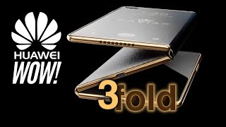 Huaweis Triple Foldable Phone  OFFICIAL FIRST LOOK [upl. by Truc904]