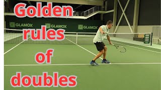 Doubles standings movements shot selections and combinations [upl. by Martineau296]