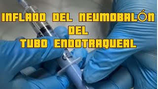 Cómo inflar el neumobalón del tubo endotraqueal estudiantedeenfermeria estudiantedemedicina [upl. by Halbert257]