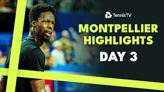 Bublik vs Shapovalov Monfils Paire amp Cobolli In Action  Montpellier 2024 Highlights Day 3 [upl. by Airtemak]