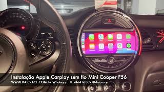 Instalação Apple Carplay Mini Cooper F56  DAIC 11 946411809 [upl. by Aivul]