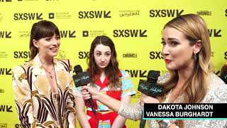 Dakota Johnson amp Vanessa Burghardt On What Captivated Them To Star In New Movie  Hollywire [upl. by Shandy]