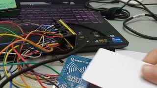 Attendance System Google Sheets  esp32  RFIDRC522  Keypad44  lcdi2c  ds1307  demo [upl. by Euqinom]