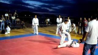 KarateDO vs taekwondo kumite en equipo 25 [upl. by Ciccia]